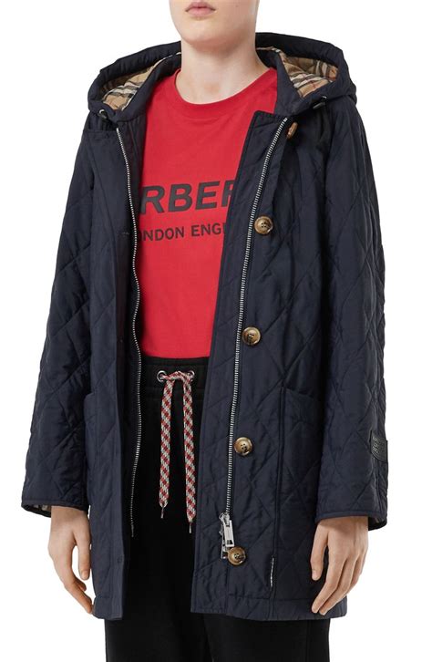 burberry roxwell vintage quilted jacket|Burberry coats for women.